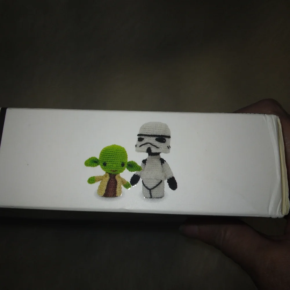 YARN AMIGURUMI kit, Star Wars Crochet Finger Puppets kit